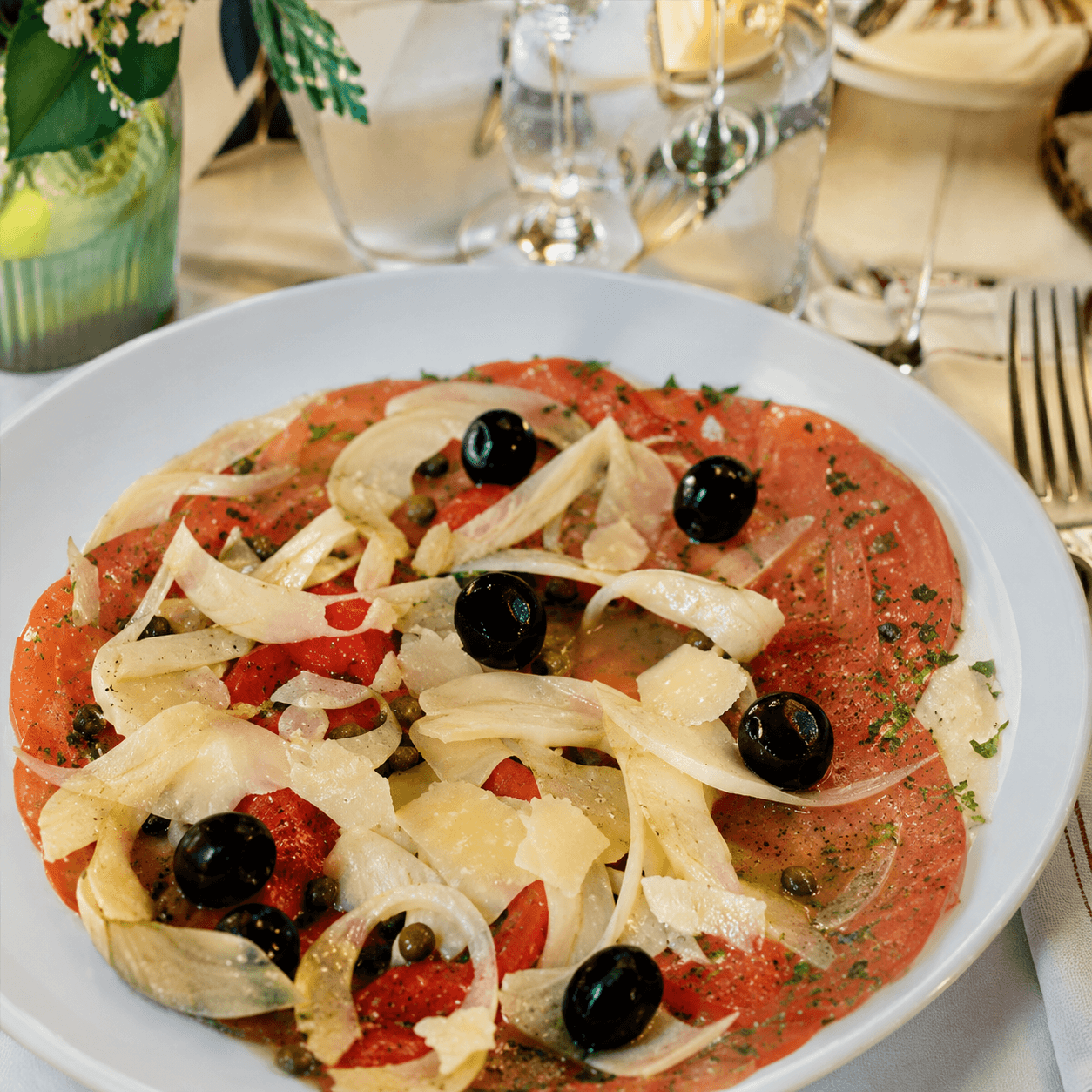 Suggestion de carpaccio